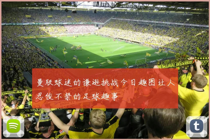 曼联球迷的谦逊挑战今日趣图让人忍俊不禁的足球趣事